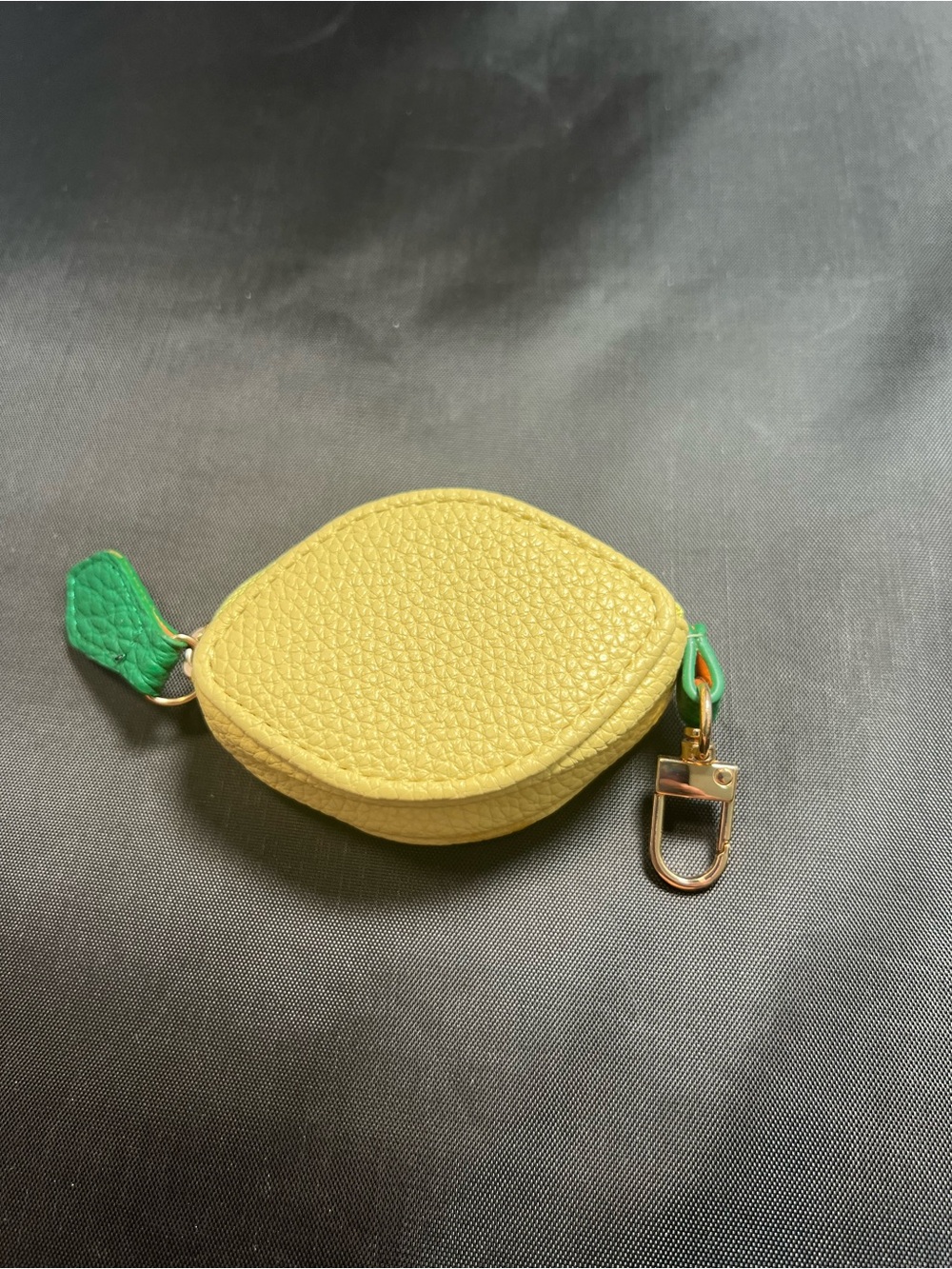 Sanrio Cinnamoroll Lemon-Shaped Coin Purse Keychain Cute Kawaii Zipper Pouch - Picture 2 of 3